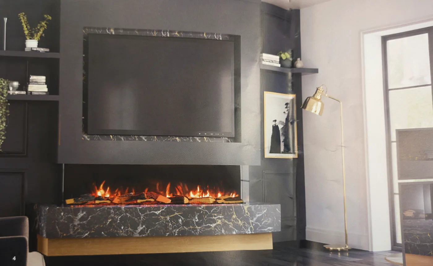 OER Nero VS Media Wall Electric Fireplace