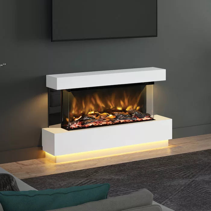 Elgin & Hall Evento Timber Electric Fireplace