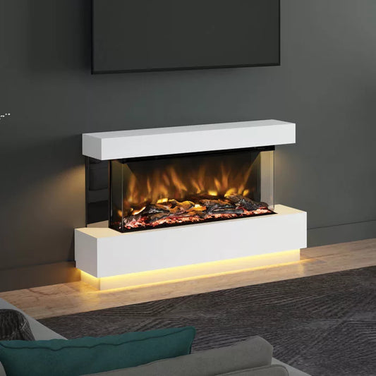 Elgin & Hall Evento Timber Electric Fireplace