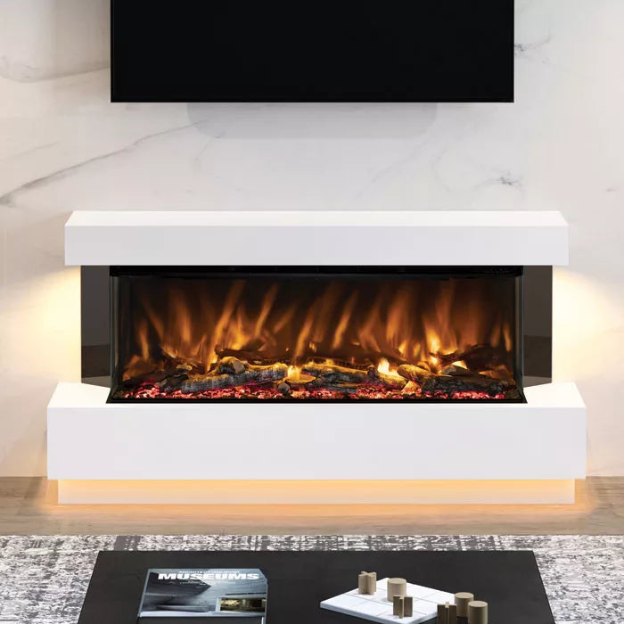 Elgin & Hall Evento Timber Electric Fireplace