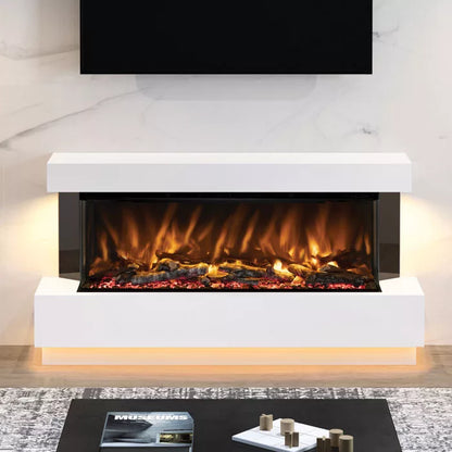 Elgin & Hall Evento Timber Electric Fireplace