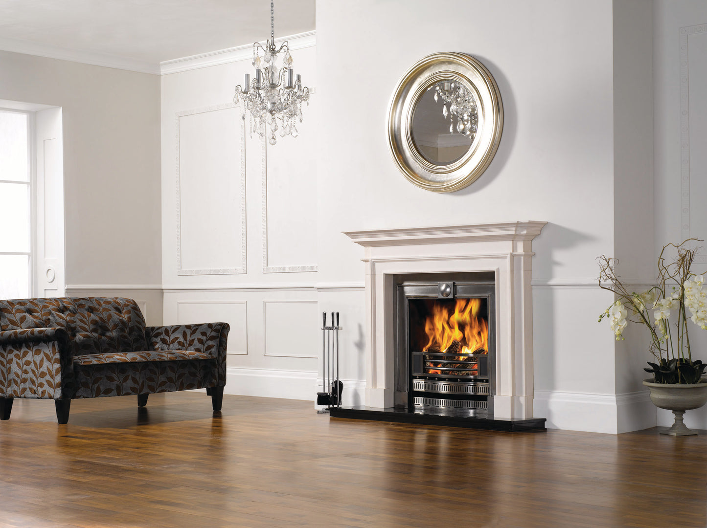 Gazco Sandringham Limestone Mantel