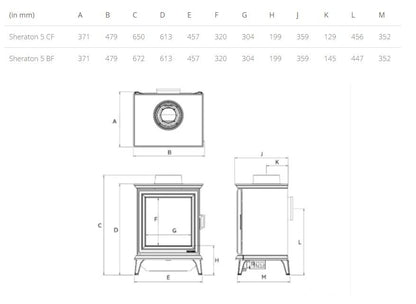 Gazco Sheraton 5 BF LPG Stove