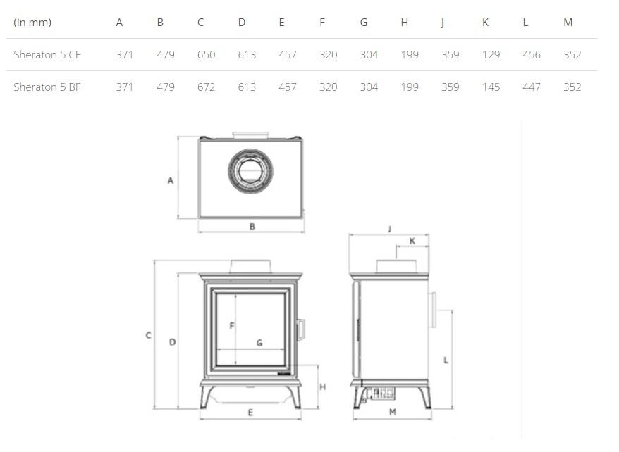 Gazco Sheraton 5 BF Natural Gas Stove
