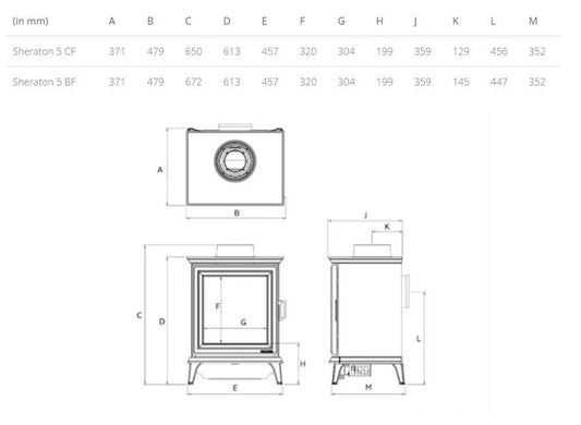Gazco Sheraton 5 BF Natural Gas Stove