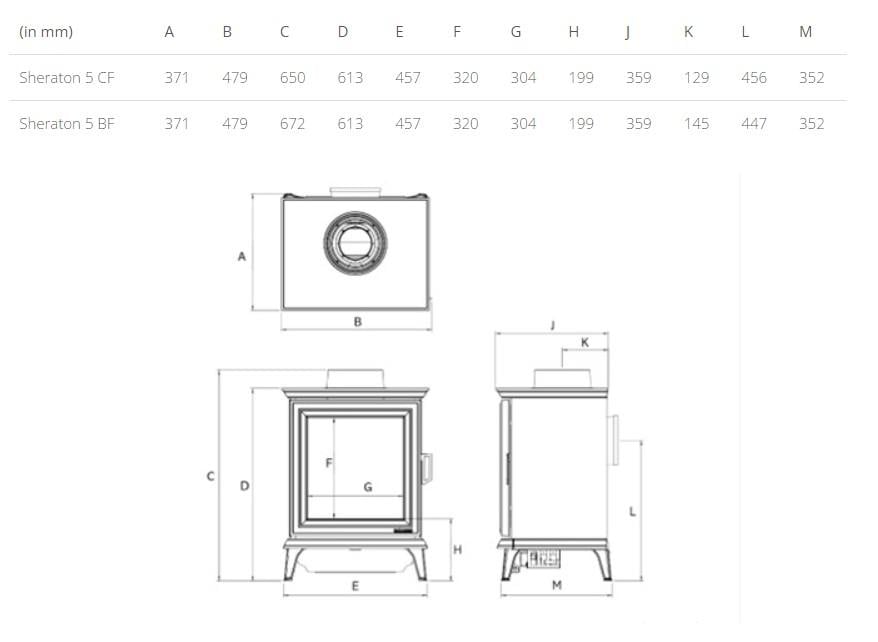 Gazco Sheraton 5 CF Natural Gas Stove